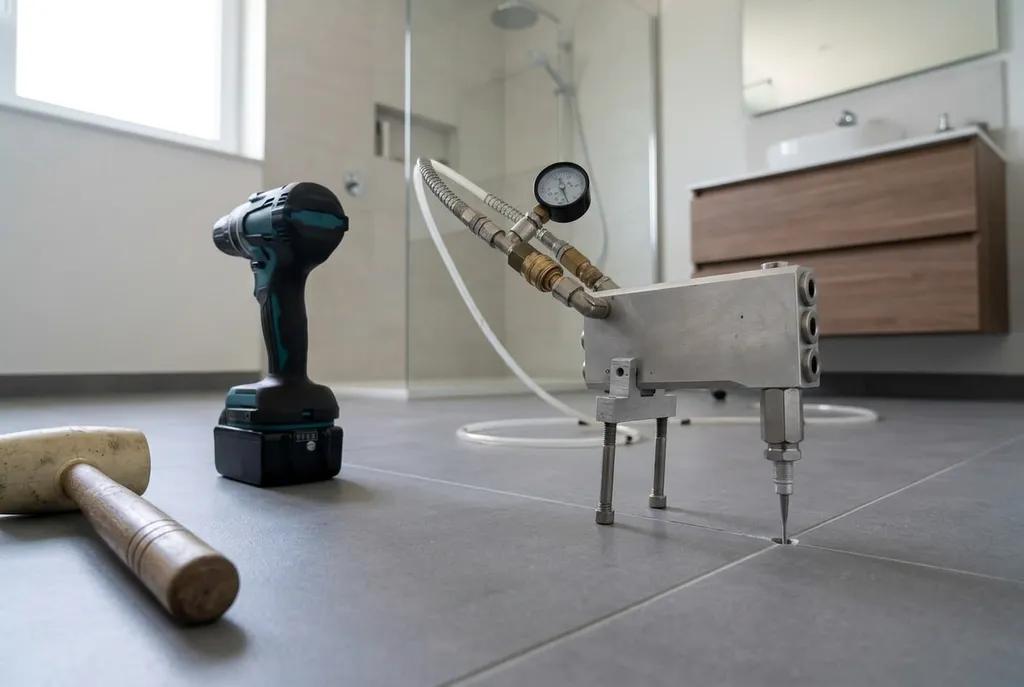Kitbedrijf Wijchen – holle tegels injecteren